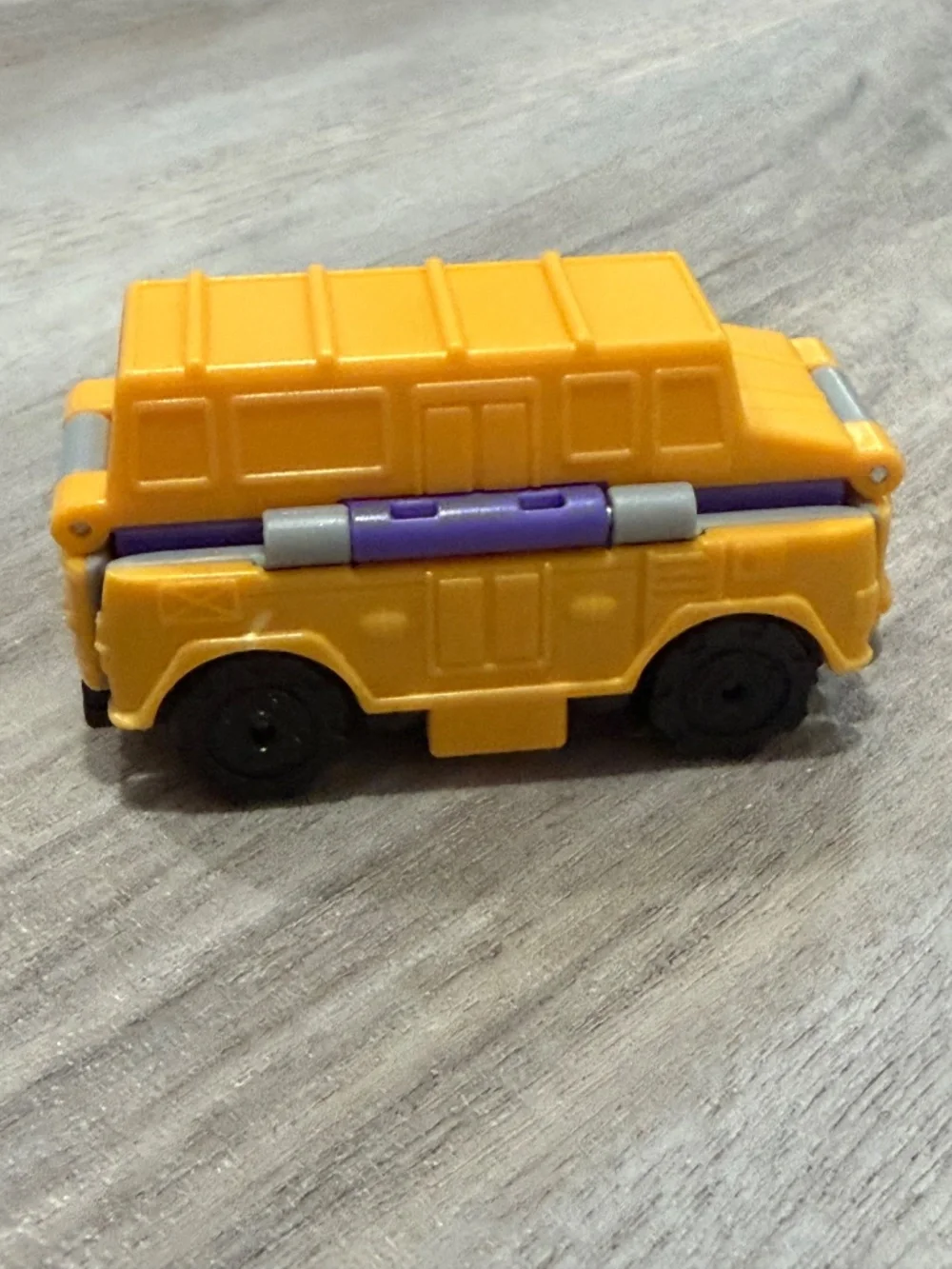 TransRacers 2-in-1 Flip Transforming Double Decker Bus Toy Vehicle